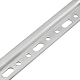 Gedotec Wandschiene Hängeschrank Schrank-Aufhänger Aufhängeschiene - Oberschrank | Montageschiene mit Länge 1250 mm | Stahl verzinkt | Tragkraft 240 kg | 1 Stück - Metall Hänge-Schiene ohne Schraub