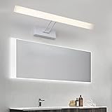 Led-Badezimmer-Spiegel-Licht 240 ° Drehbare Wandleuchte Neutralweiß 4000K Kunstwerk Bildlicht Für Zuhause ，Hotel ，Schwarz 62 cm