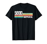 5600 Wuppertal Retro Alte PLZ Vintage Schild T-Shirt