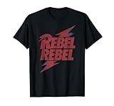 David Bowie - Rebel Rebel Lightning Songtext T-Shirt