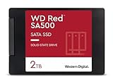 WD Red SA500 NAS SATA SSD 2 TB, 2,5 Zoll (optimierter Speicher für schnellen Zugriff auf Daten, für den Dauerbetrieb geeignet, verringert Latenz und steigert Leistungsfähigkeit)