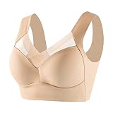 Bralette Damen Spitze Damen Bustier BH für tiefen Ausschnitt t Shirt BH büstenhalter ohne bügel Sport BH Damen weiß Yoga BH BH Set Anti sag BH