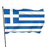 Flagge Griechenland griechisch Garten Flaggen 3 X 5 Ft Top Qualit Mit Metallösen Paraden Flagge Für Sportvereine Bar Feierlichkeiten Party Und Dekorationen