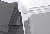 nattmann PVC Hartplatte weiß 2-20 mm Zuschnitt SIMONA® RÖCHLING® TROVIDUR® (2 mm, 245 x 245 mm)