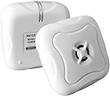 Water Alarm & Sensor 2 Pack, eOUTIL 95 DB Water Leak Detector - Wireless Leak Alert and Flooding Alarm for Home Security, Kitchen, Bathroom, Basement and More