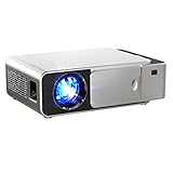 Touyinyi T6 Android 10 WiFi optional 3000 Lügen 720p HD Portable LED Projektor HD I Unterstützung 4k 1080p Heimkino Projector Beamer Beamer (Color : A, Size : Basic Model Silver)