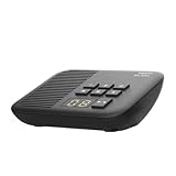 Gigaset Box 200A - DECT-Basis-Station mit Anrufbeantworter für Ihr eigenes Kommunikationssystem mit Gigaset Mobilteilen - Basis unterstützt 6 Mobilteile für den analogen Telefonanschluss, schwarz