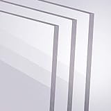 Acrylglas 2-10mm GS PMMA Transparent Glasklar Zuschnitt Scheibe Materialstärke und Größe Wählbar (4 mm, 600 x 800 mm)