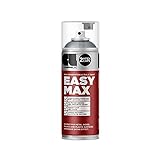 EASYMAX Sprühlack matt grau mit extrem hoher Deckkraft - Spraydosen Sprühfarbe DIY Lack Acryllack Spray Paint Farbspray Sprühdose Lackspray (RAL 7040 - fenstergrau)