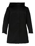 ONLY Carmakoma Damen Carsedona Light Coat OTW Mantel, Schwarz (Black Black), 46-48 Größen