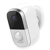 Außenüberwachungskamera Maysly 1080P Zuhause WiFi-Kamera Wiederaufladbarer Akku Drahtlose IP-Kamera Mit IP65 Wasserdicht, Nachtsicht, Bewegungserkennung, 2-Wege-Audio, Cloud-Dienst/SD-Speicher