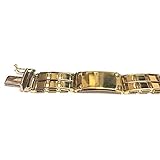 Rolex Herren-Armband 14 Karat Gelbgold und Weißgold, 21,6 cm