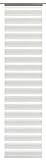 GARDINIA Day + Night Flächenvorhang, Schiebegardine, Vorhang / Gardine mit Doppel-Rollo-Optik, Innovative Technik, Weiß, 60 x 245 cm, 1 Stück