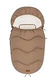 Fillikid Winterfußsack Nuptse Exklusiv | Wasserdichtes, weiches Material | Für Kinderwagen & Autositz |82x43 cm | Wasserdichter Reißverschluss | Ideal für den Winter & kalte Tage | 100% Poly