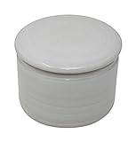 Original französische wassergekühlte keramik butterdose. Nie mehr harte butter zum frühstück. klein, ca 125 g butter, creme weiß Z-K