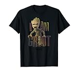 Marvel Guardians Vol.2 Ich Bin Groot Niedlich Böse Grafik T-Shirt