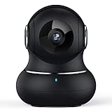 Überwachungskamera Innen, [2021 Neu] Crzwok 1080P WLAN IP Kamera mit Bewegungserkennung, Nachtsicht, Zwei-Wege-Audio, Hundekamera mit App, Babyphone Kamera mit 360 Grad Schwenk, Kompatibel mit Alexa