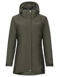 VAUDE Idris III 3-in-1 Parka Damen – Damen-Winterjacke wasserdicht, winddicht & atmungsaktiv mit Eco-Finish, Damen-Doppeljacke mit wärmender Hybrid-Innenjacke – in Khaki, Größe: 44