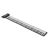 Roll-Up-Piano Faltbare MIDI-Funktion USB-Batteriebetriebenes 88-Tasten-Doppelhorn-Roll-Up-Piano FüR Pianisten