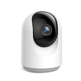 2,4 GHz WLAN Kamera mit Bewegungs- und Tonwarnungen, Indoor Kamera für Home Security, Pet Camera mit Multi-User Sharing, Funktioniert mit Alexa