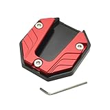 Motorrad-Seitenständerplatte Universal Aluminium Legierung Motorrad Fahrrad Ständer Extender Fuß Seite Ständer Verlängerung Pad Platte M