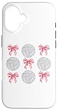 Hülle für iPhone 16 Volleyball-Schleife für Mütter, Mädchen, weich,