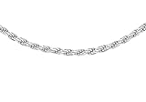 Tuscany Silver Damen Sterling Silber Diamant Schliff Seil Halskette 1.8mm 51cm/20zoll