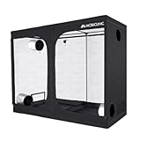 Mobiclinic®, Growzelt, 120x120x200cm, Indoor, Premium Mylar 97% reflektierend, Hydroponisches System, Growbox, Wasserdicht, Herausnehmbarer Boden, Dickes Nylongewebe, Stabile Struktur, Grow T