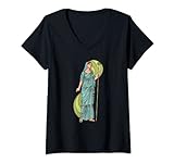 Damen Göttin der griechischen Mythologie - Juno Hera T-Shirt mit V-Ausschnitt