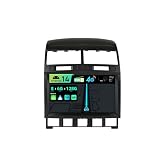 BXLIYER | Integriertes 4G LTE & Dab| – 6G+128G – Android 14 Autoradio für VW Touareg (2003 – 2010) – Carplay + Android Auto – LED Kamera + Mikrofon – 2 DIN QLED 9 Zoll – Dual-Band WiFi DSP 360-CAM