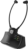 Avantree HT381 Digitale Kabellose TV Kopfhörer mit Voice Clarification, L/R Balance Lautstärkeregelung, Ambient-Modus für Umgebung, Fernseher Ohrhörer Funkkopfhörer für Senioren und Schwerhörige