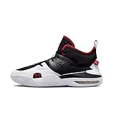 Nike Jordan Stay Loyal 2 Herren-Laufschuhe, Schwarz/Weiß-Gym Rot, 41 EU