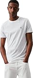 Calvin Klein Jeans Herren T-Shirt Ck Essential Slim Tee, Bright White, M