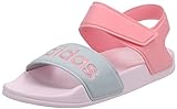 adidas Adilette Sandal K Gymnastikschuh, Clear Pink Super Pop Silver Met, 33 EU