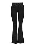 ONLY Damen Onlroyal High Sweet 600 Noos Flared Jeans, Schwarz (Black Black), M / 32L