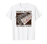 Engines And Beer I US Car V8 T-Shirt