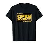 May Open Source programming funny devops software linux java T-Shirt