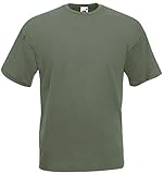 Fruit of the Loom - Classic T-Shirt 'Value Weight' M,Classic Olive