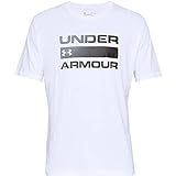 Under Armour UA TEAM ISSUE WORDMARK, atmungsaktives Sportshirt, kurzärmliges und komfortables Funktionsshirt mit loser Passform Herren, Weiß (White / Black) , 2XL