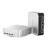 GEEKOM AI Mini PC A8 Max AMD Ryzen 7 8845HS(8 Kerne 16 Threads, bis zu 5.1 GHz), 2.5Gbps Dualer LAN Port Mini Gaming PC mit 32GB DDR5 1TB SSD, Mini PC Windows 11 Pro | WIFI 6E | BT 5.2 | USB4 | 8K UHD