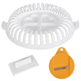 Chips Maker Mikrowelle, Kartoffelchips Backblech, Mikrowelle Oven Baked Kartoffelchips Maker, Apple Kartoffel Gemüse Crisp Chip Slicer Maker, DIY Öl frei Manueller Chipsmaker fü