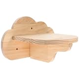 HOUDERCO Klettergerüst Für Katzen Kratzbaum Für Wohnungskatzen Katzentunnel Leiter Wandmontierte Kletterstufe Für Katzen Katzengehege Für Draußen Futterspender Tür Katzenrätsel Pole Hö