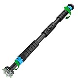 ELANI – Robuste Klimmzugstange Türrahmen mit sicherem Halt – 70-90 cm Pull Up Bar für bis zu 150 kg | Klimmzugstange Türrahmen | Klimzugststange | Reckstange