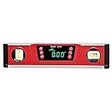 Naisde Digitale Wasserwaage Box Inclinometer DL135 Audio Indicator Magnetfuß LED-Anzeige Protractor Gital Protractor Inclinometer