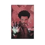NA Leinwand Wandkunst Malerei Die Weeknd-Poster-Leinwand-Kunst Kein Rahmen 60X90cm