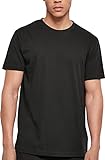 Build Your Brand Herren Basic Round Neck T-Shirt, Black, XXL