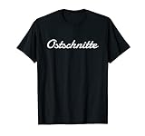 Ostschnitte DDR Ostdeutschland Stolz Lustig Ossi Fun T-Shirt