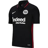 Nike Unisex Eintracht Frankfurt, seizoen 2021/22, speeluitrusting, thuisshirt Trikot, Black/Black/White, S EU
