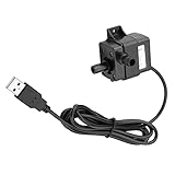 Aquariumpumpe, Schwarze Farbe, Geräuscharm, Energiesparend, DC-Wasserpumpe, ABS-USB-Wasserpumpe für Springbrunnen, Fischtank, Power-Wasserpumpen