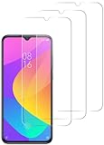 Schutzfolie für Xiaomi Mi 9 Lite [3 Stück] Displayschutzfolie, Blasenfreies Schutzglas, Gehärtetem Glas 9H